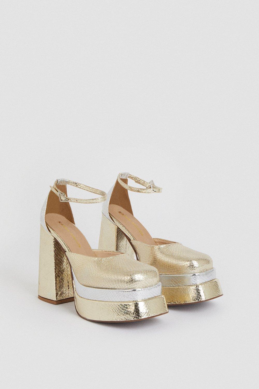 Gold hot sale prom sandals