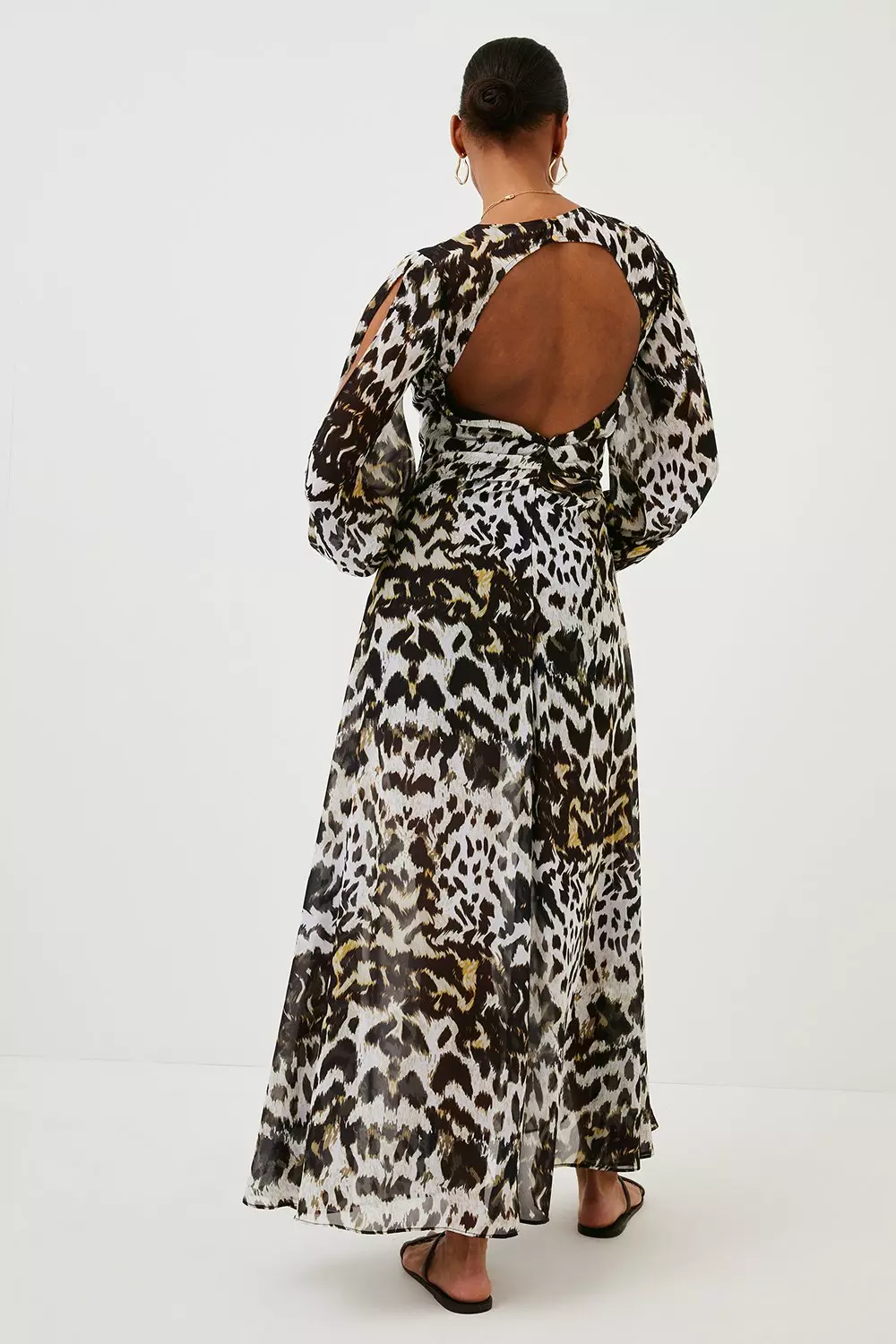 Karen millen dress clearance leopard