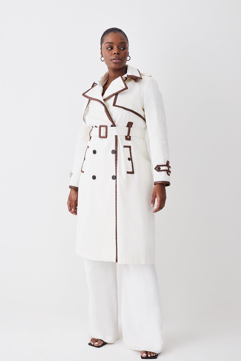 Lydia Millen Collar Detail Belted Trench Coat