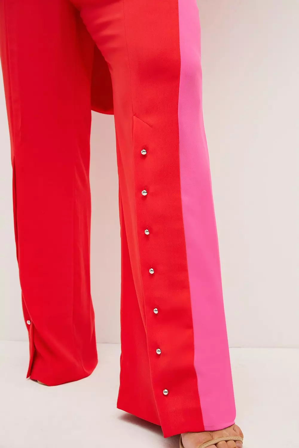 Color block 2024 wide leg pants