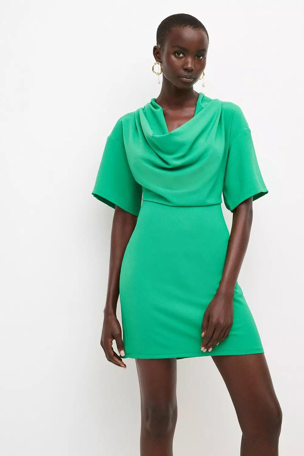 Karen millen colour pop wrap sale dress