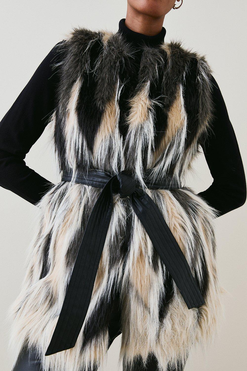 Faux Fur Jacket | Karen Millen