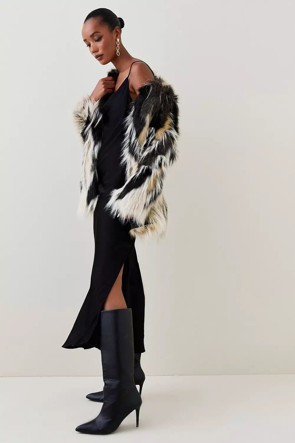 Karen millen clearance fur