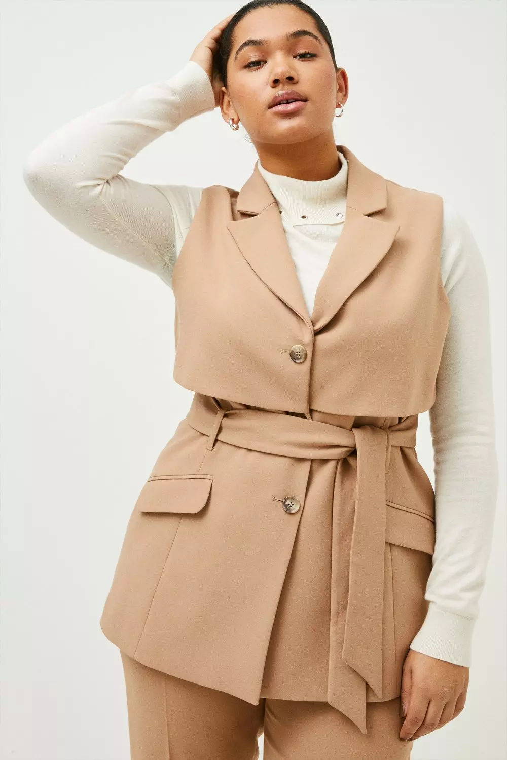 Plus size hotsell sleeveless jacket