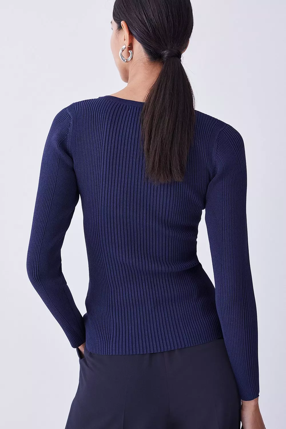 Karen millen navy on sale cardigan