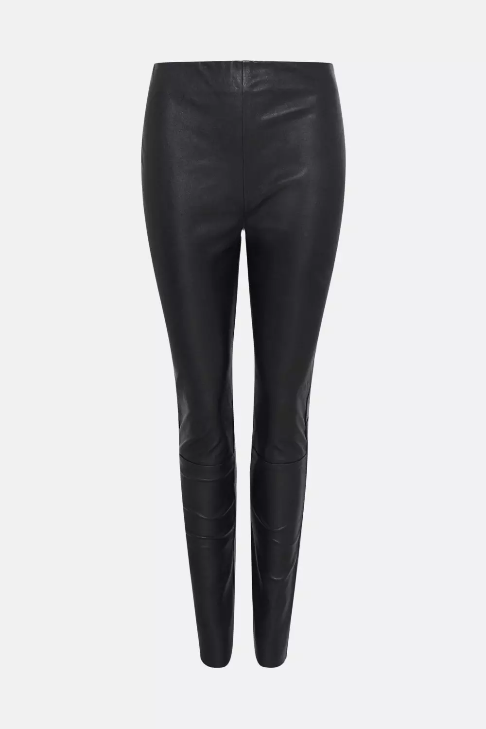 Faux Leather And Ponte Legging