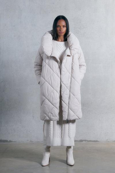 Long Puffer Coats | Karen Millen US