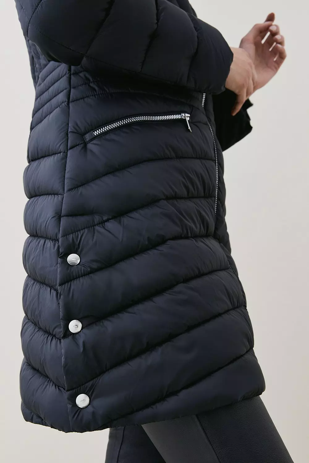 Karen millen packable hot sale puffer jacket