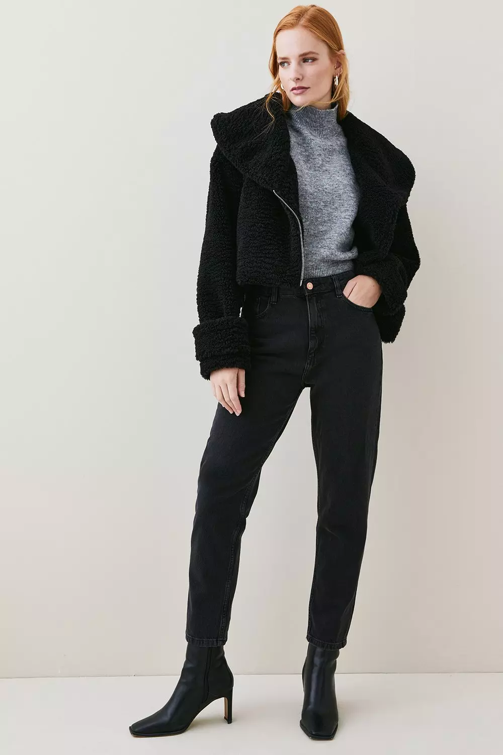 Karen millen outlet teddy coat