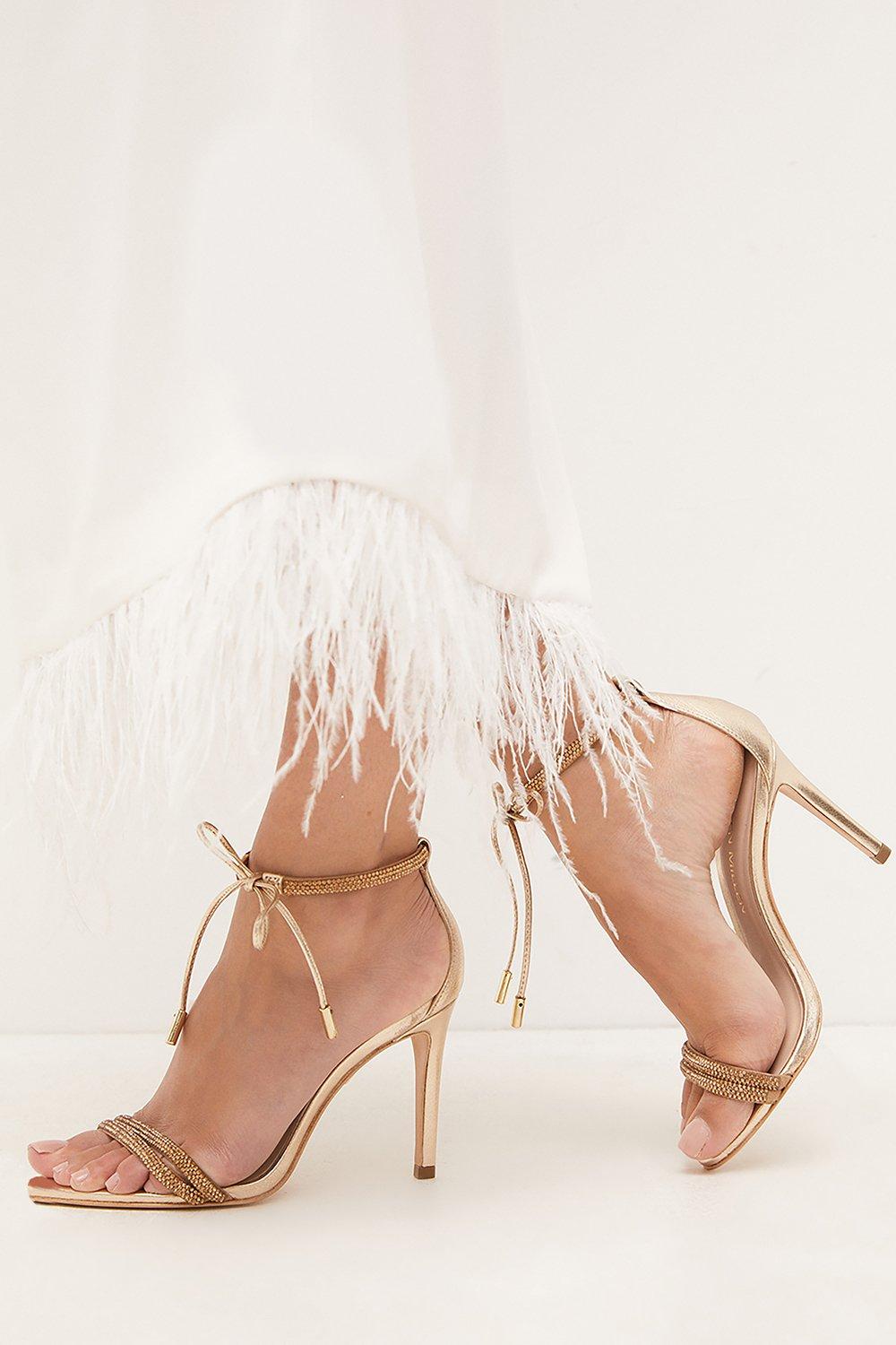 Short gold heels for on sale prom