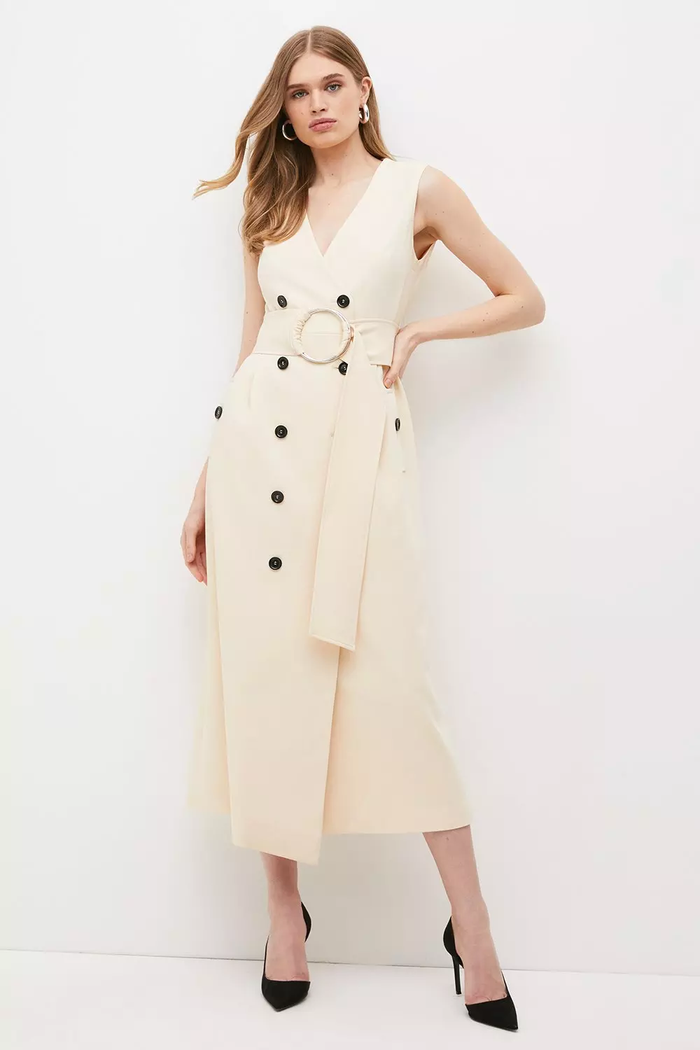 Karen millen hotsell belted midi dress