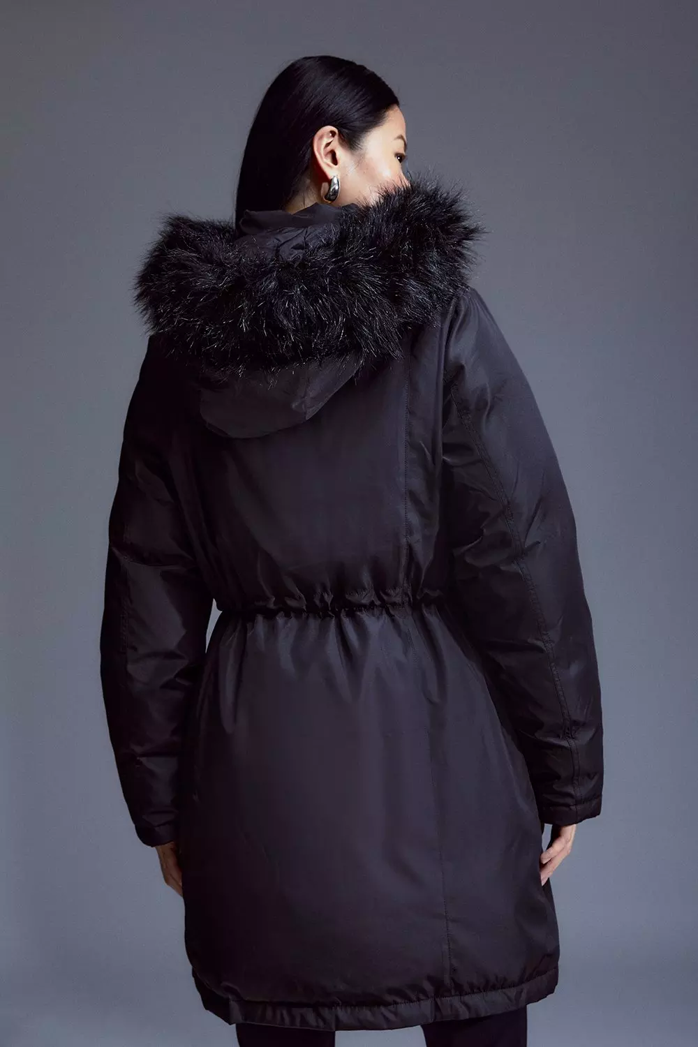 Mid length hotsell parka coat