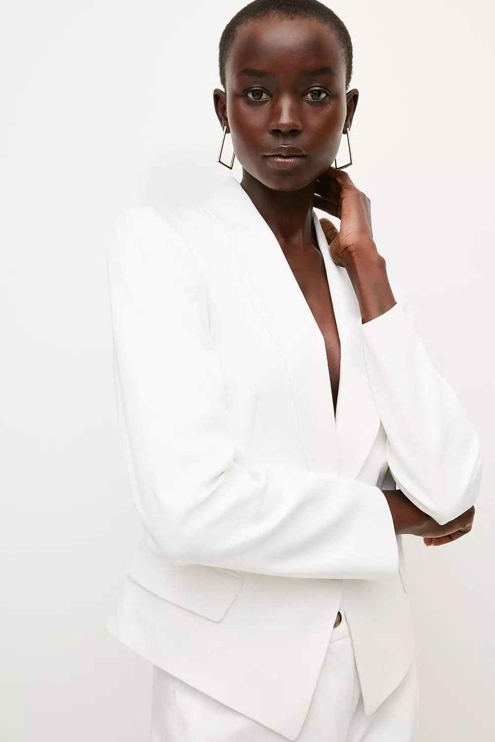 Karen millen 2025 white suit