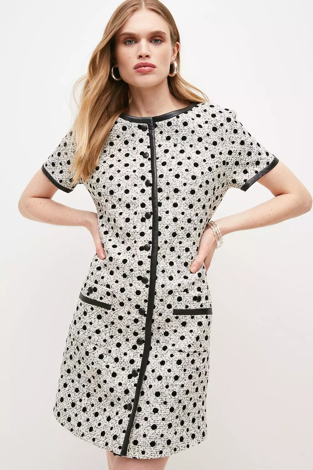 Karen millen best sale polka dot dress