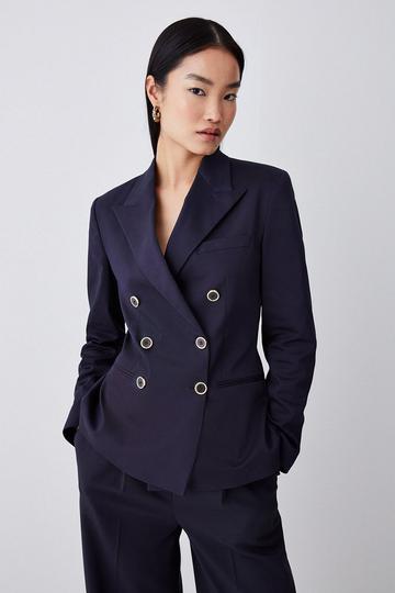 Women's Navy Blazers | Karen Millen UK