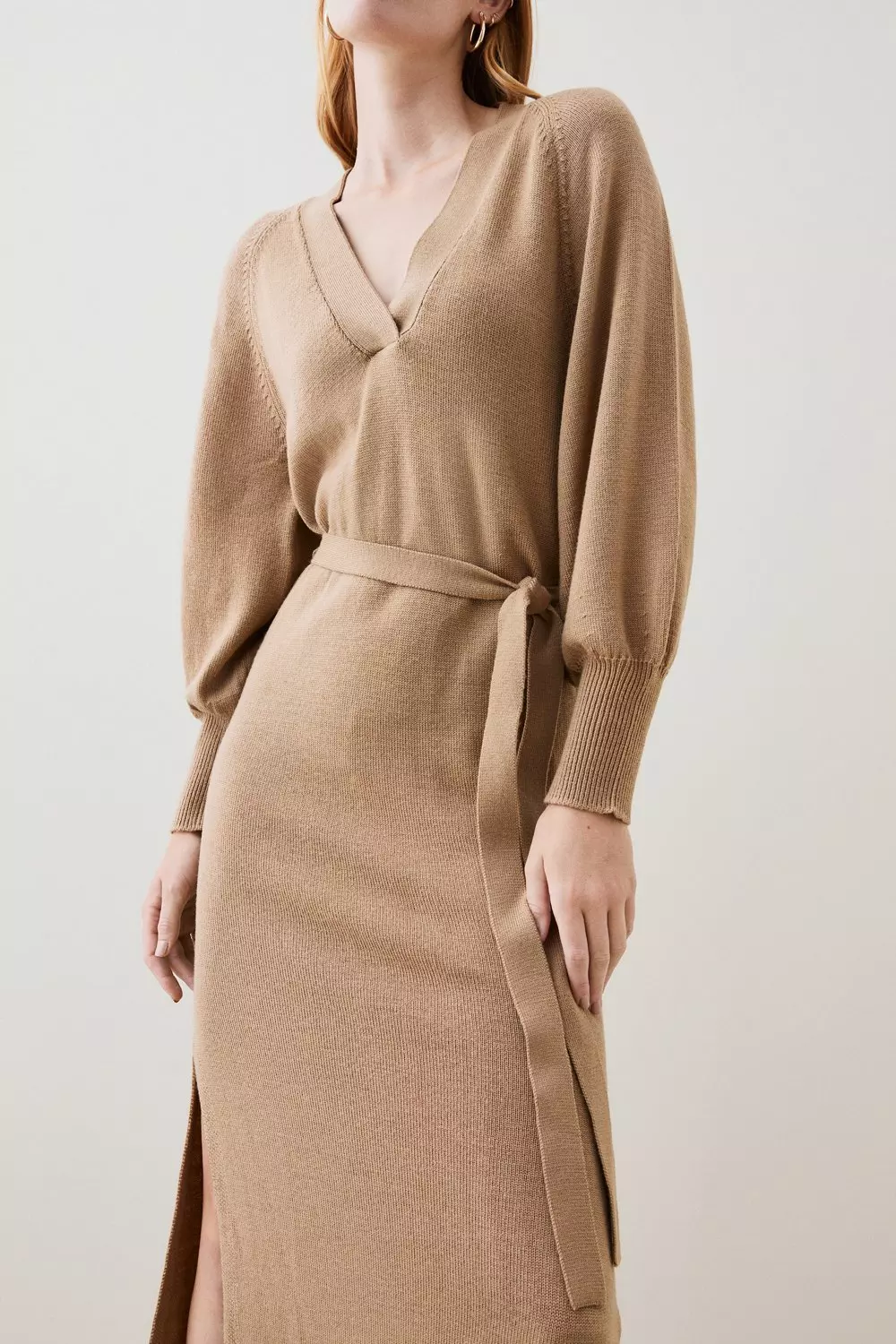 Merino wool 2025 wrap dress