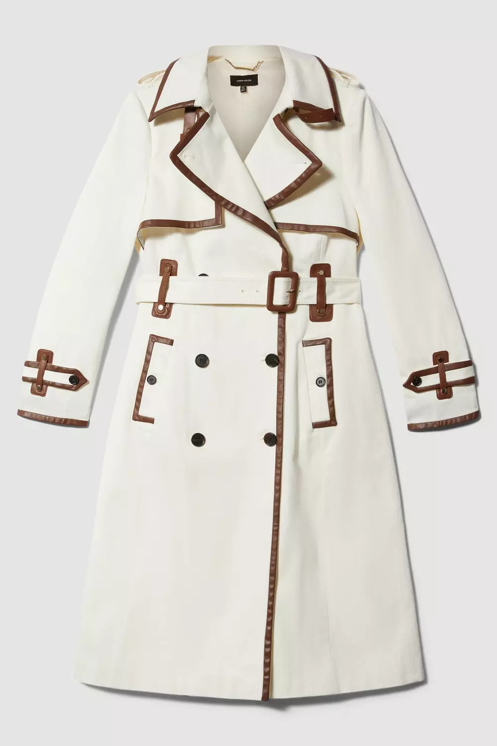 Lydia Millen Collar Detail Belted Trench Coat