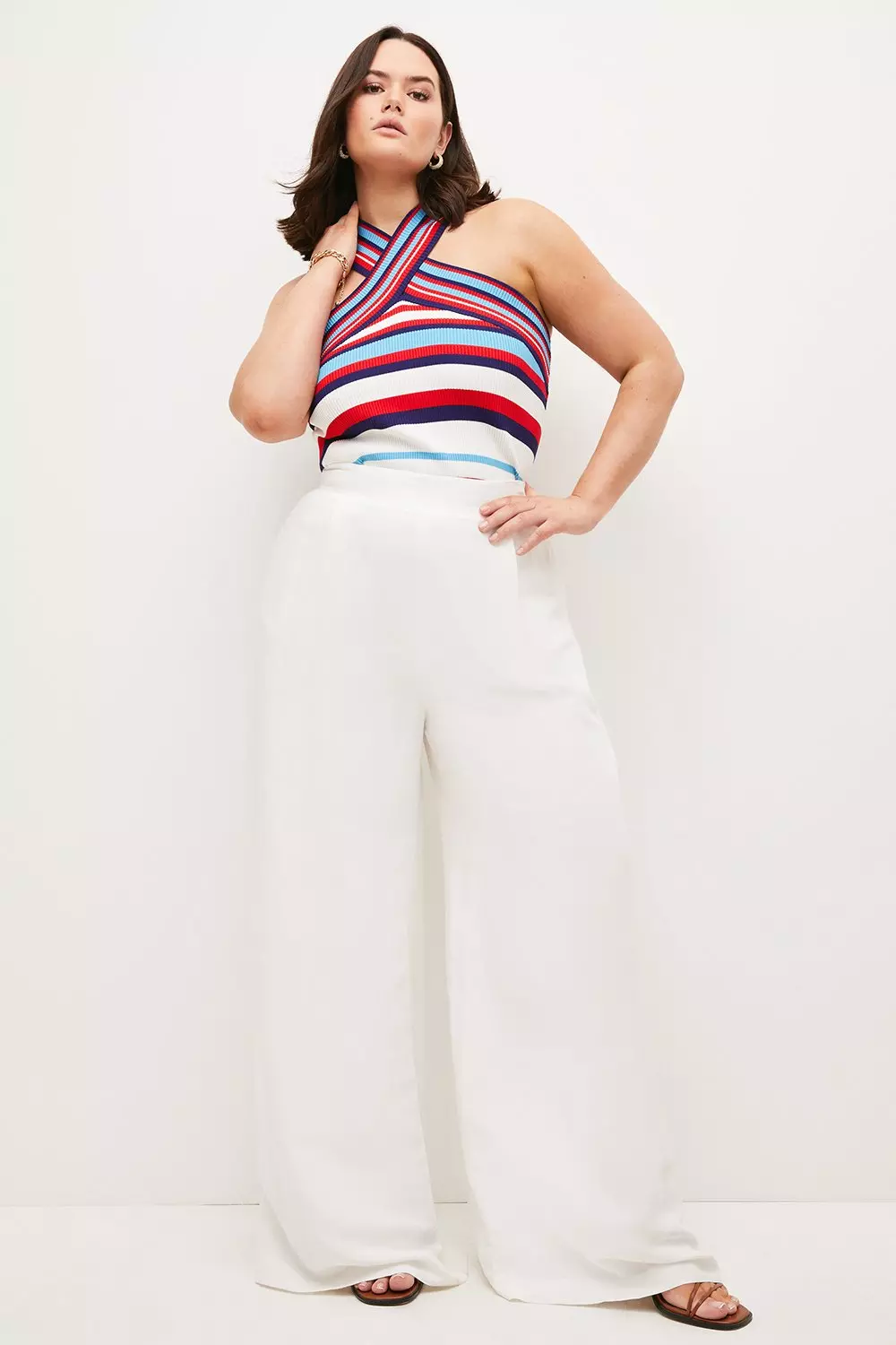 Plus size 2025 linen pants