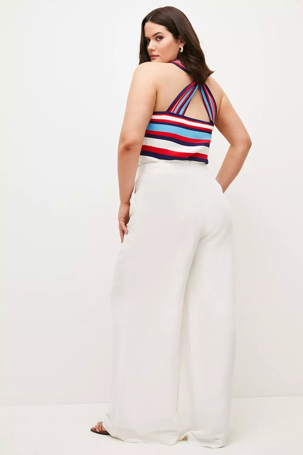 Plus size 2025 ivory dress pants