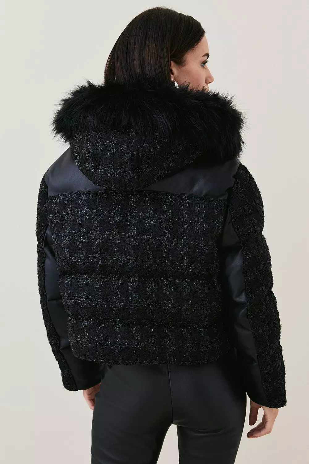Karen millen puffa jacket sales