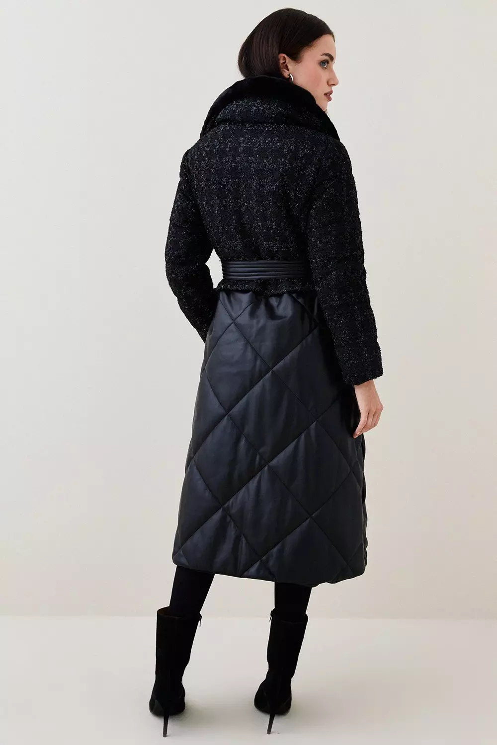 Petite longline hot sale padded coat