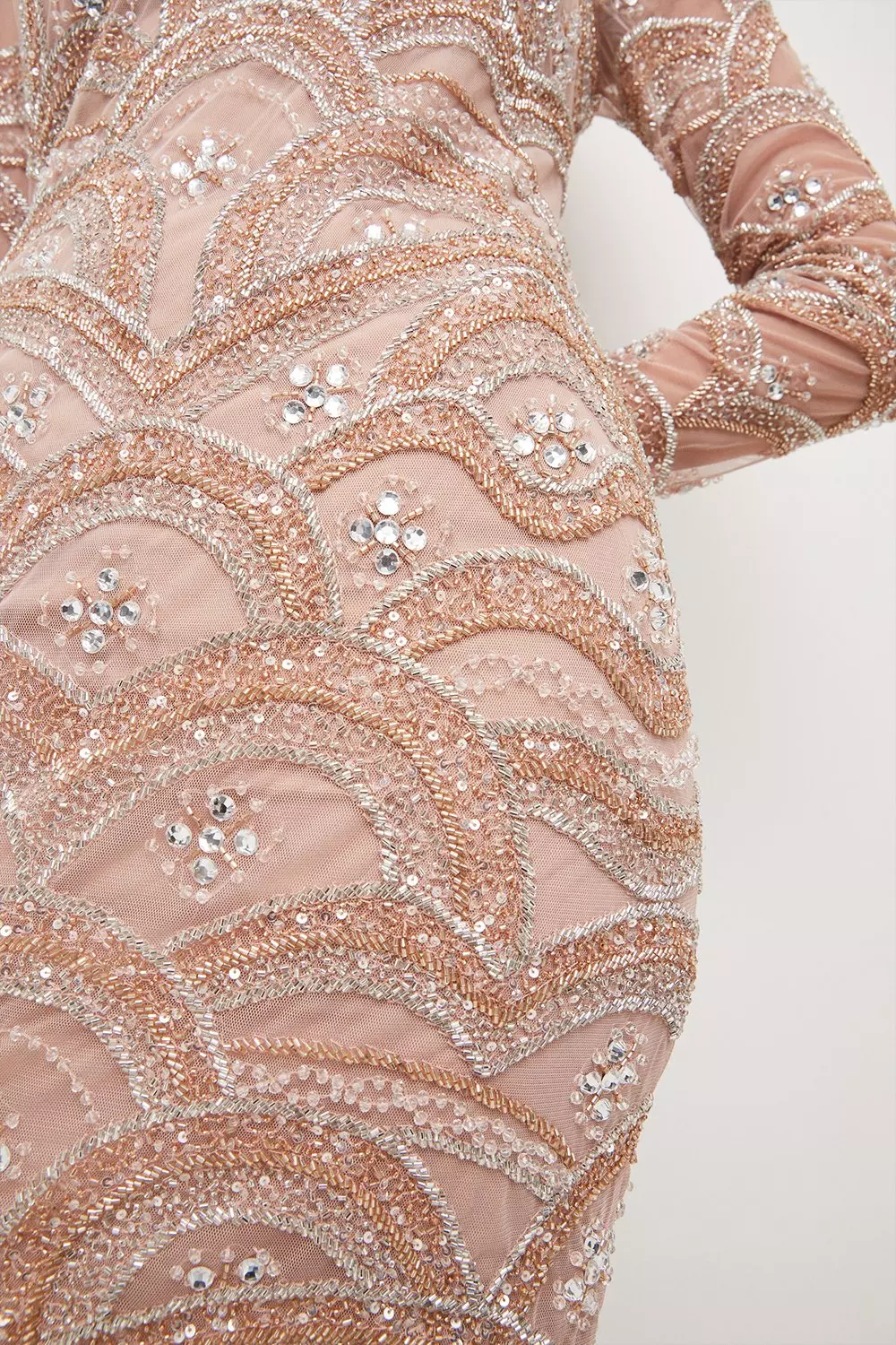 Rose clearance embellished dress