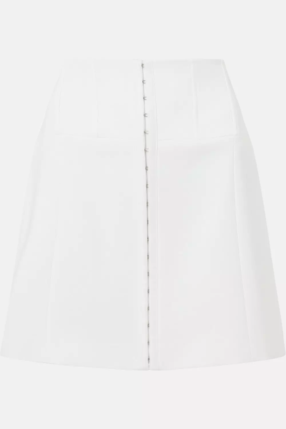 Corset Waist Mini A-Line Skirt