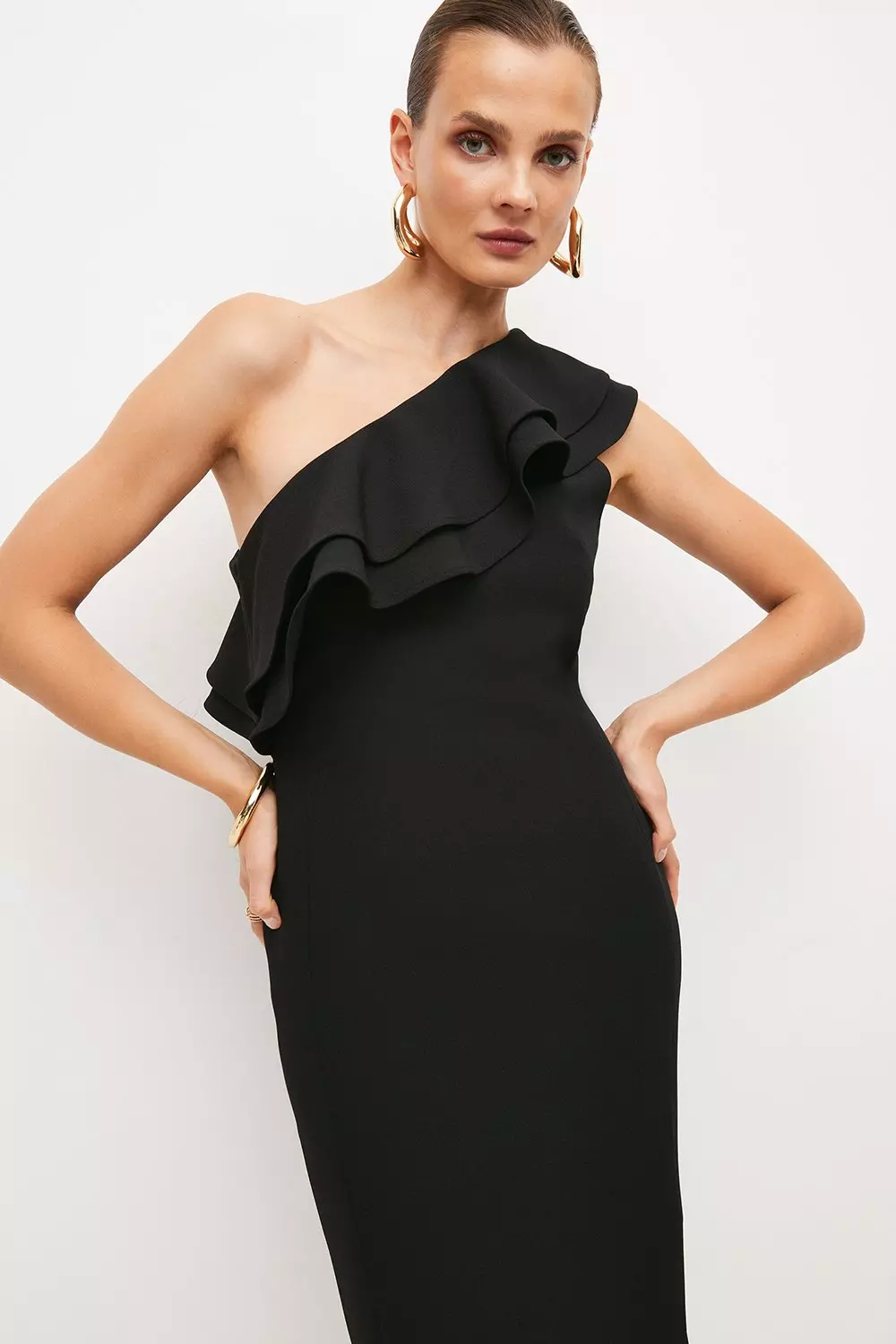 Karen millen one outlet shoulder dress