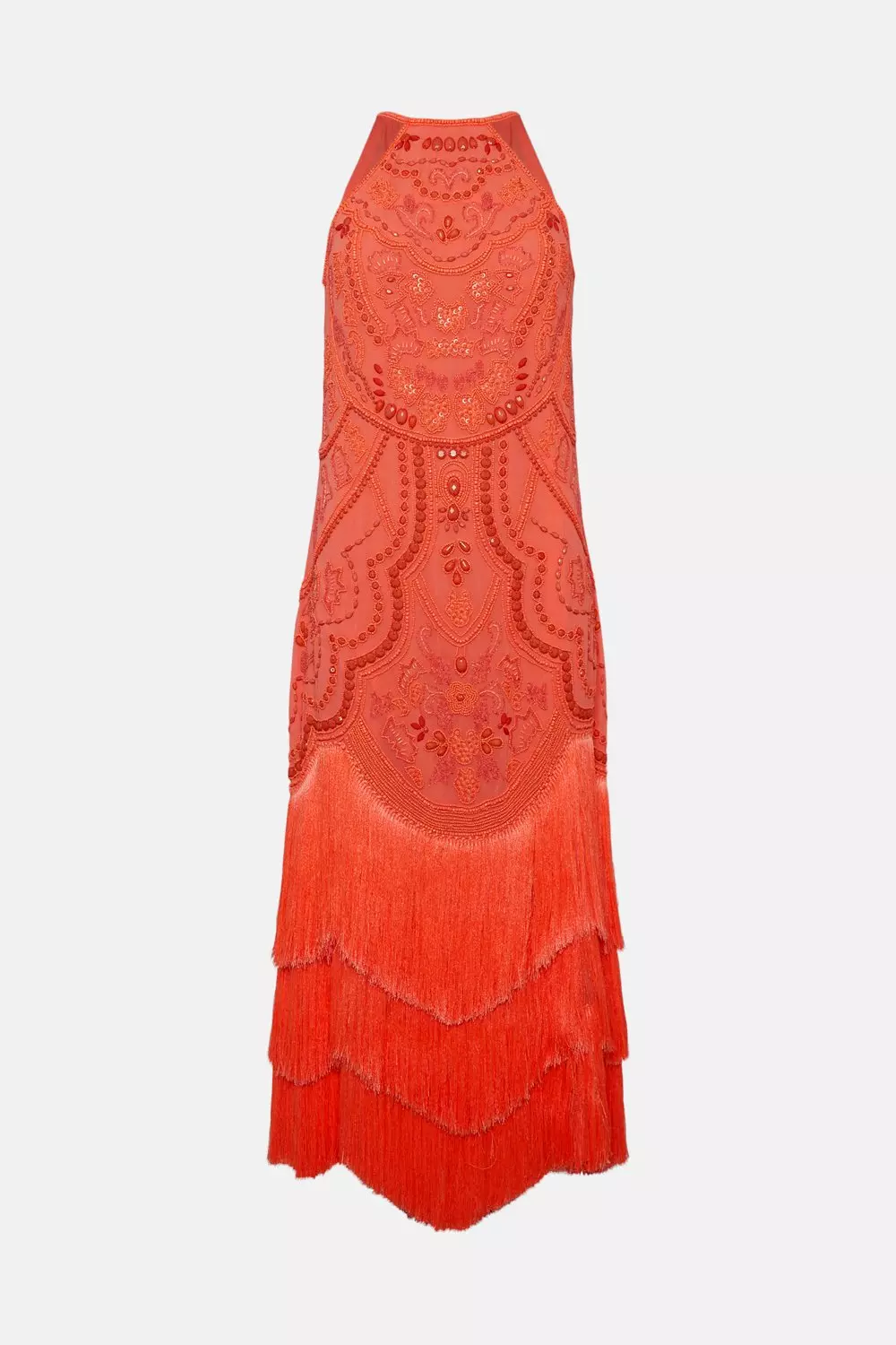 Karen millen 2025 dress coral