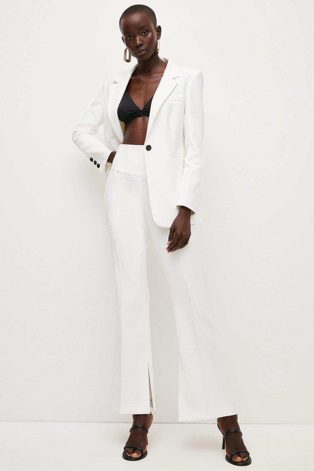 white formal trousers ladies