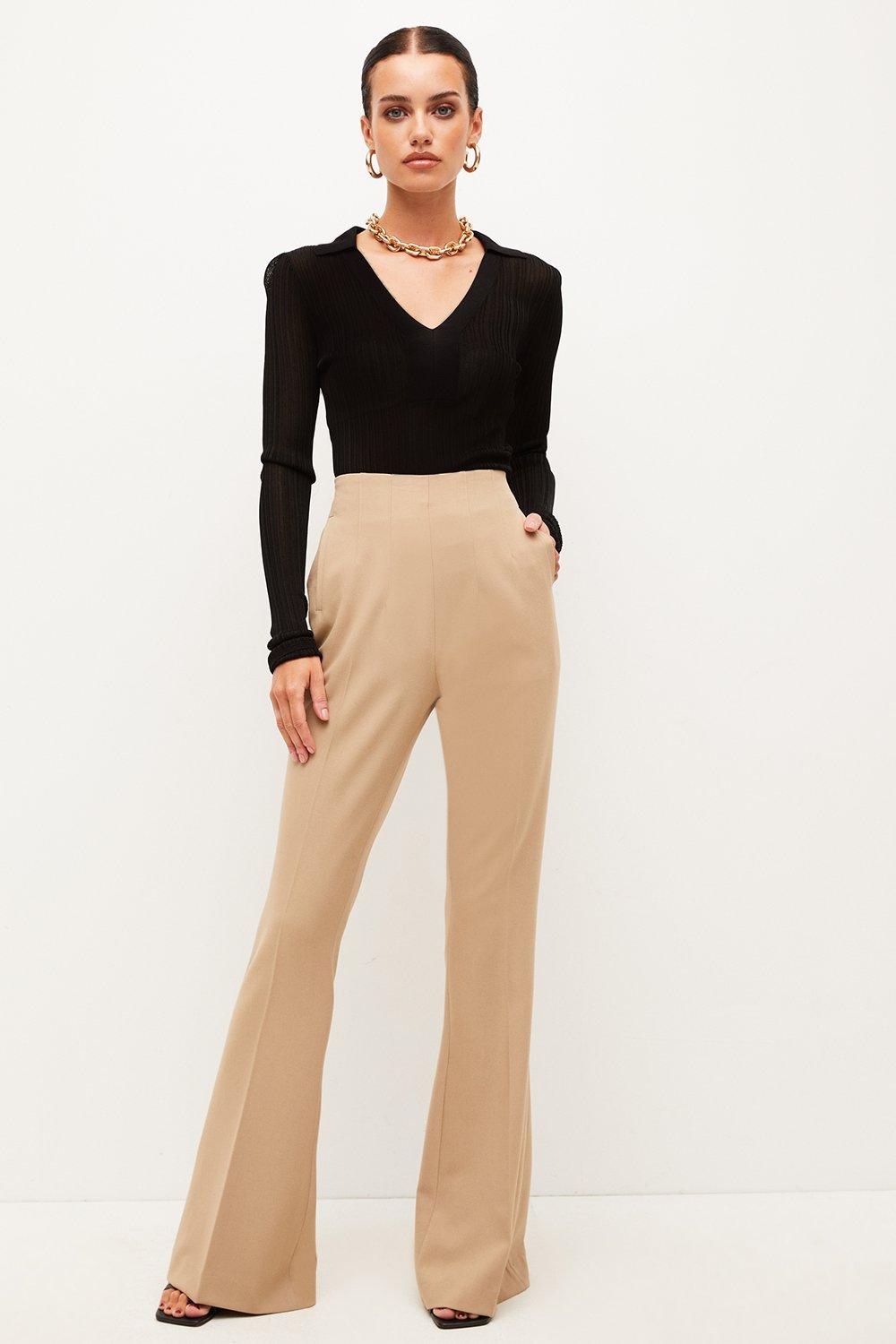 Tan trousers pants - petite workwear ideas | Work outfits women, Office  outfits women, Fashionable work outfit