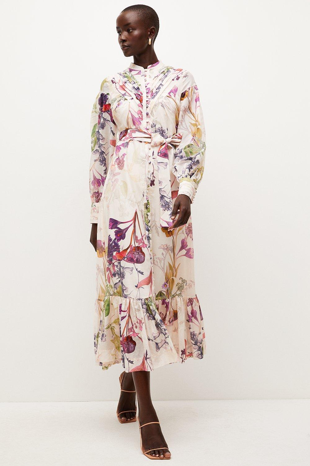 karen millen botanical dress