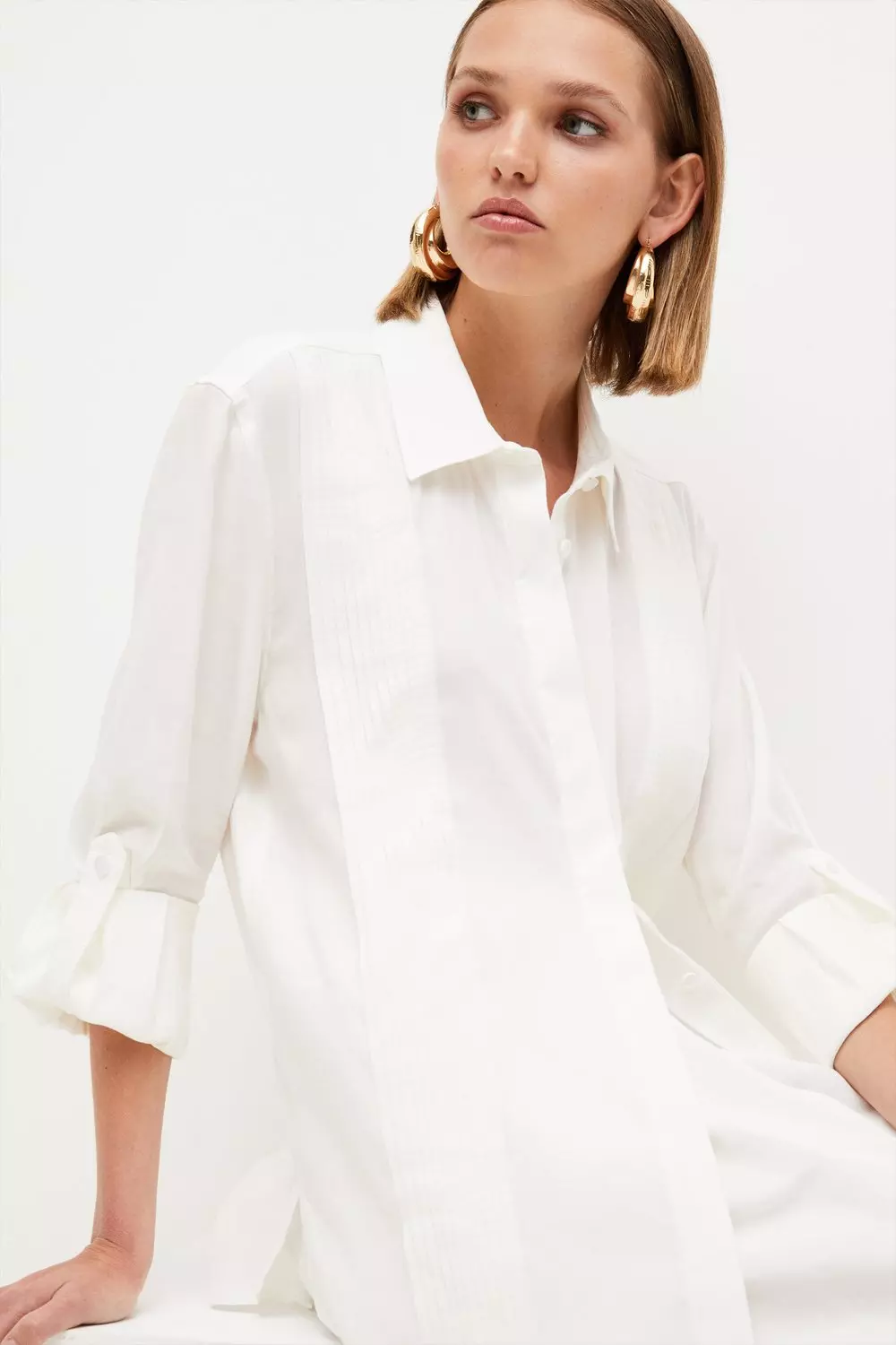 Petite 2025 linen shirt