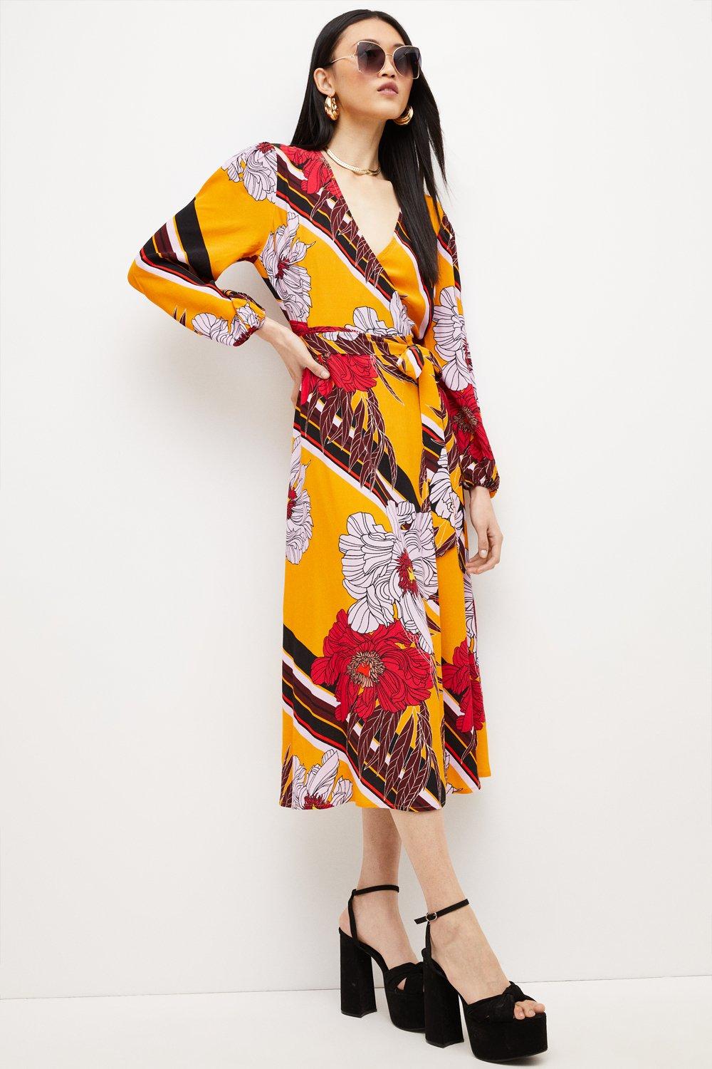 Zara chain print clearance dress