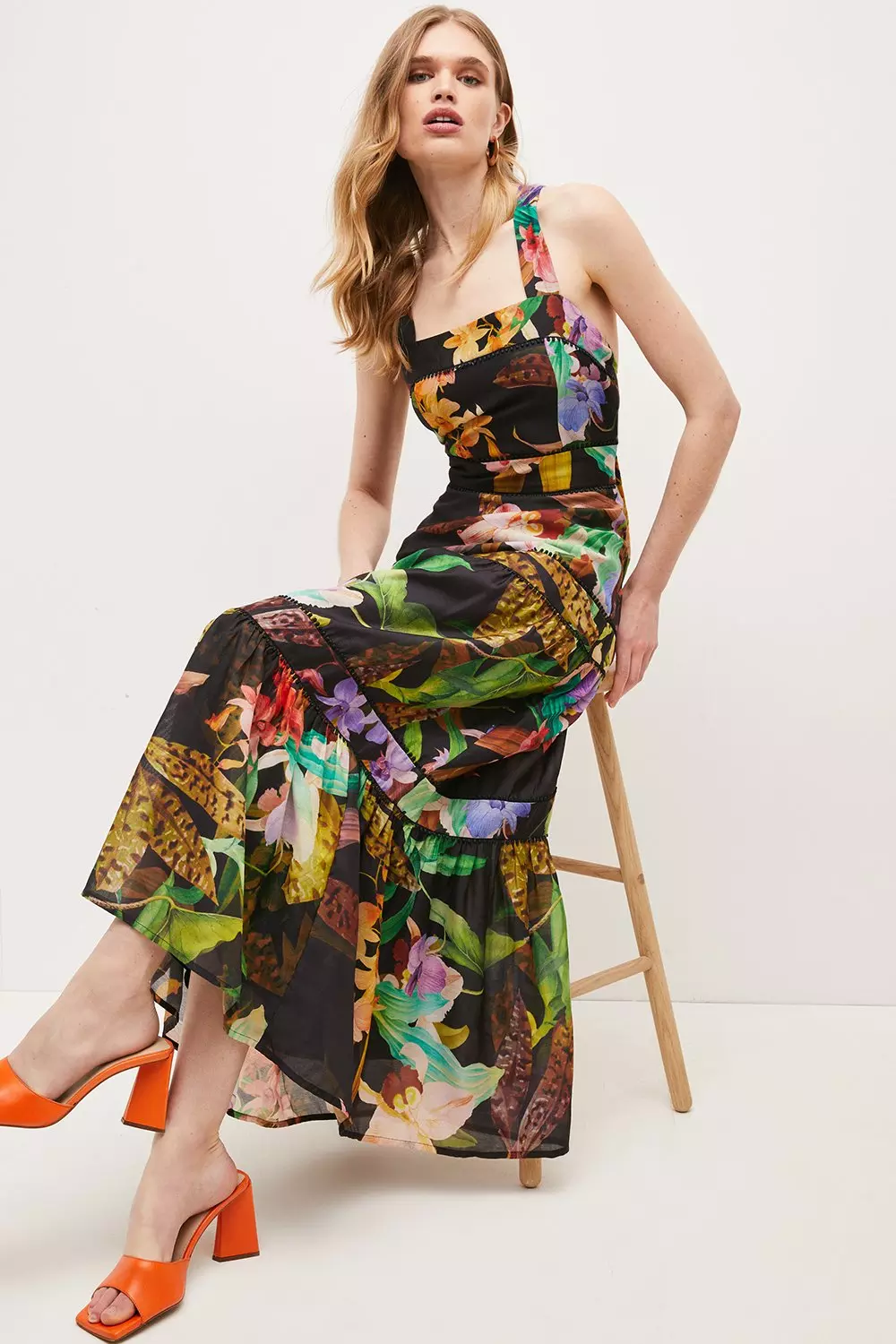 voile maxi dress