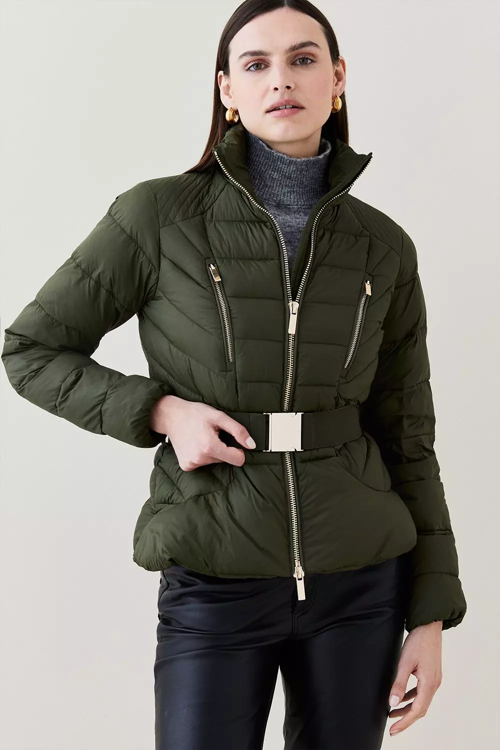 Karen millen puffer hot sale jacket