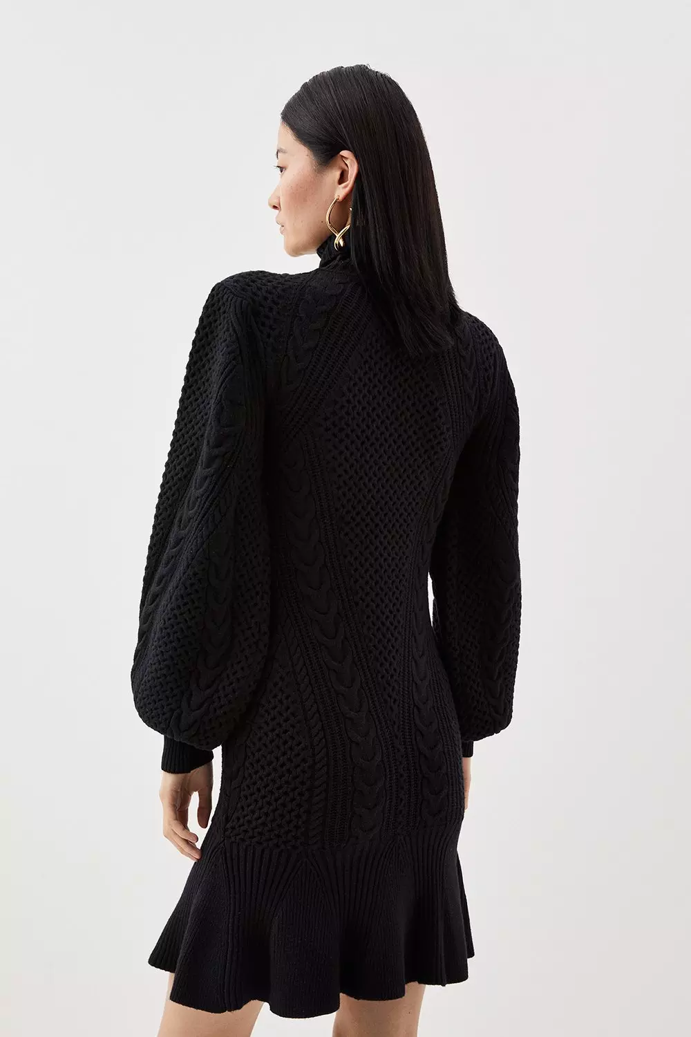 Mimi Cable Knit Sweater Dress