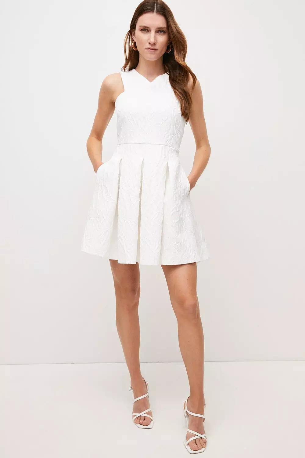 Karen millen 2025 dress white