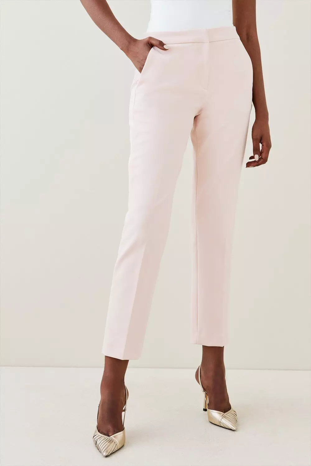 Stretch slim on sale leg trousers