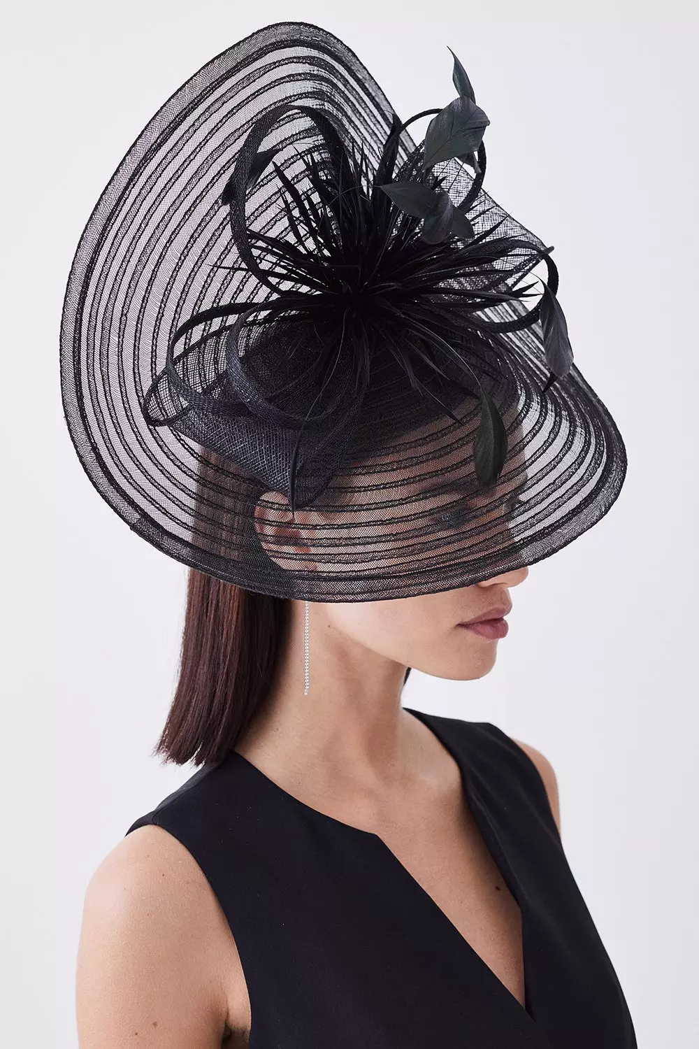 Black fascinator new arrivals