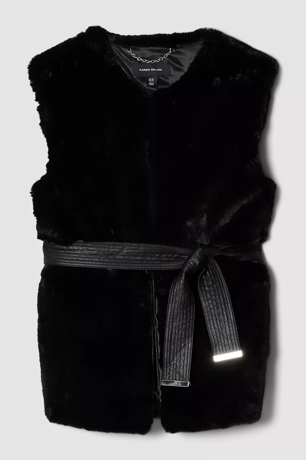 Karen millen 2024 faux fur gilet