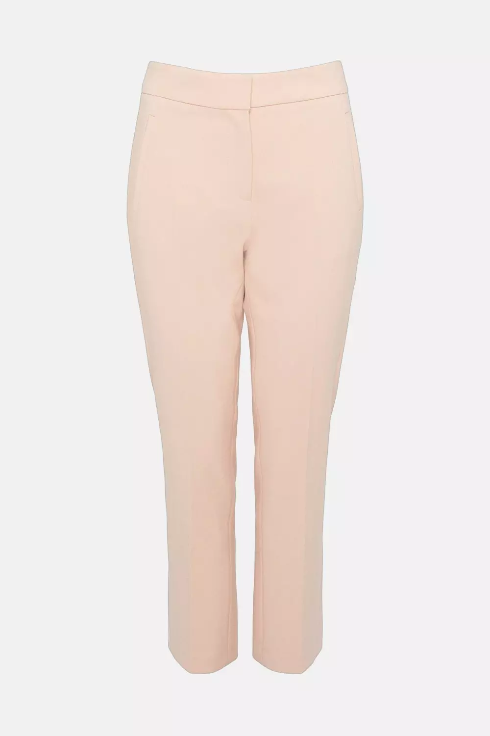 Audrey Navy Stretch Cotton Capri Pant