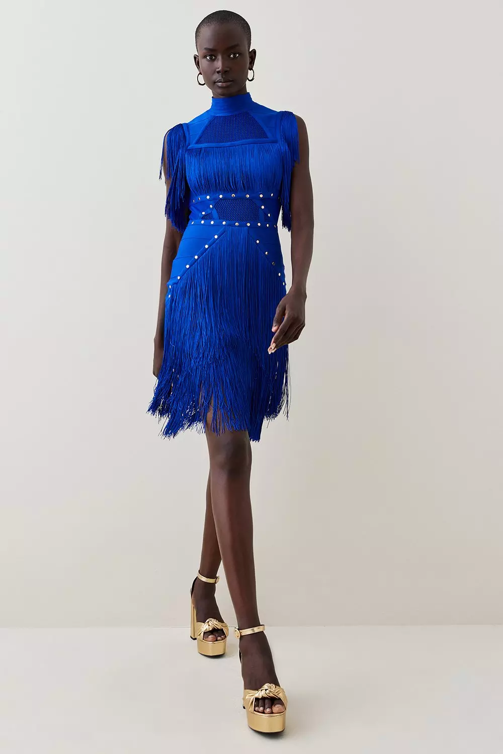 Mesh 2025 tassel dress