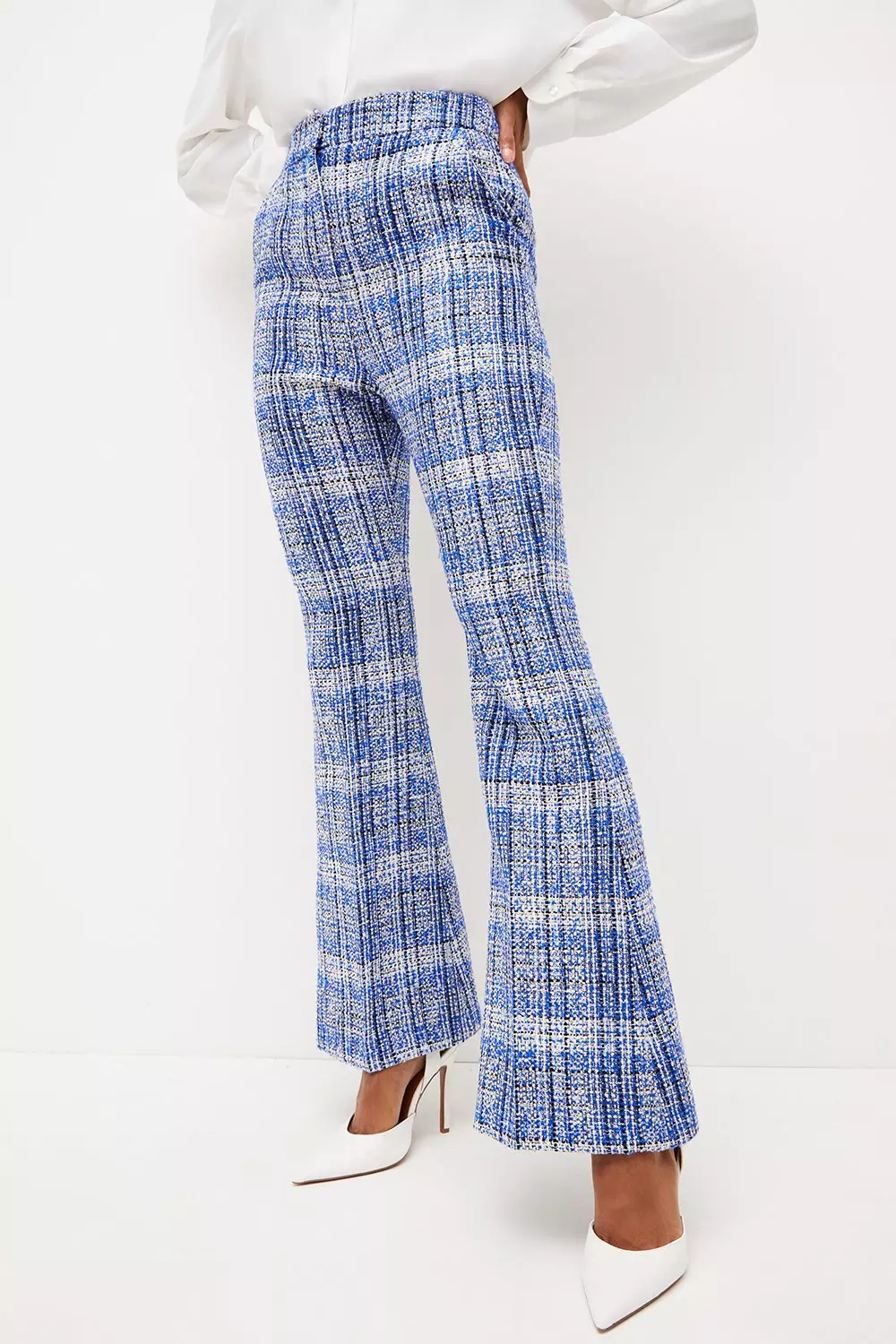 Tweed Flared Pants