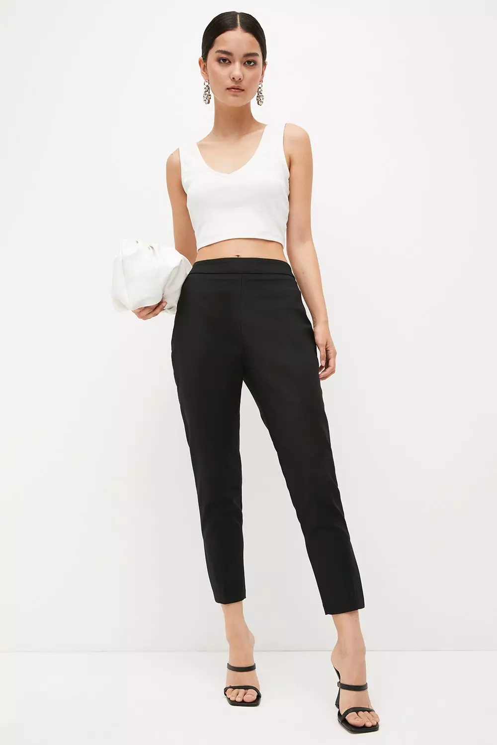 Petite cropped hot sale summer trousers