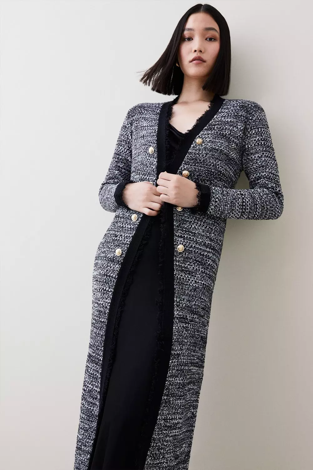 Longline on sale military blazer