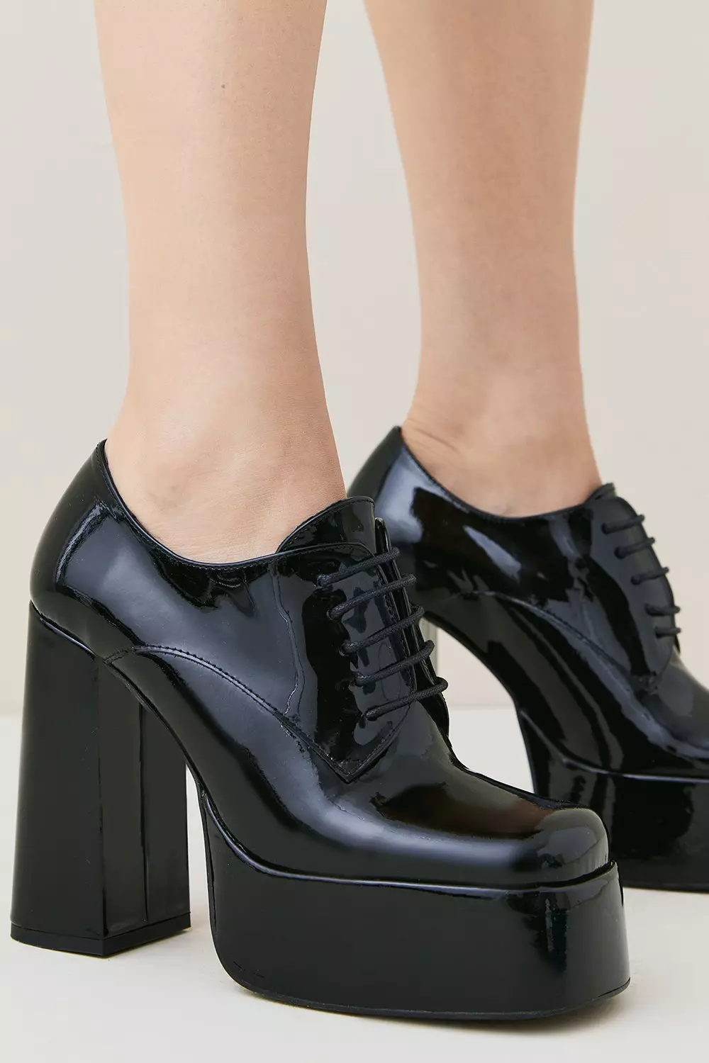 Platform black outlet dress shoes