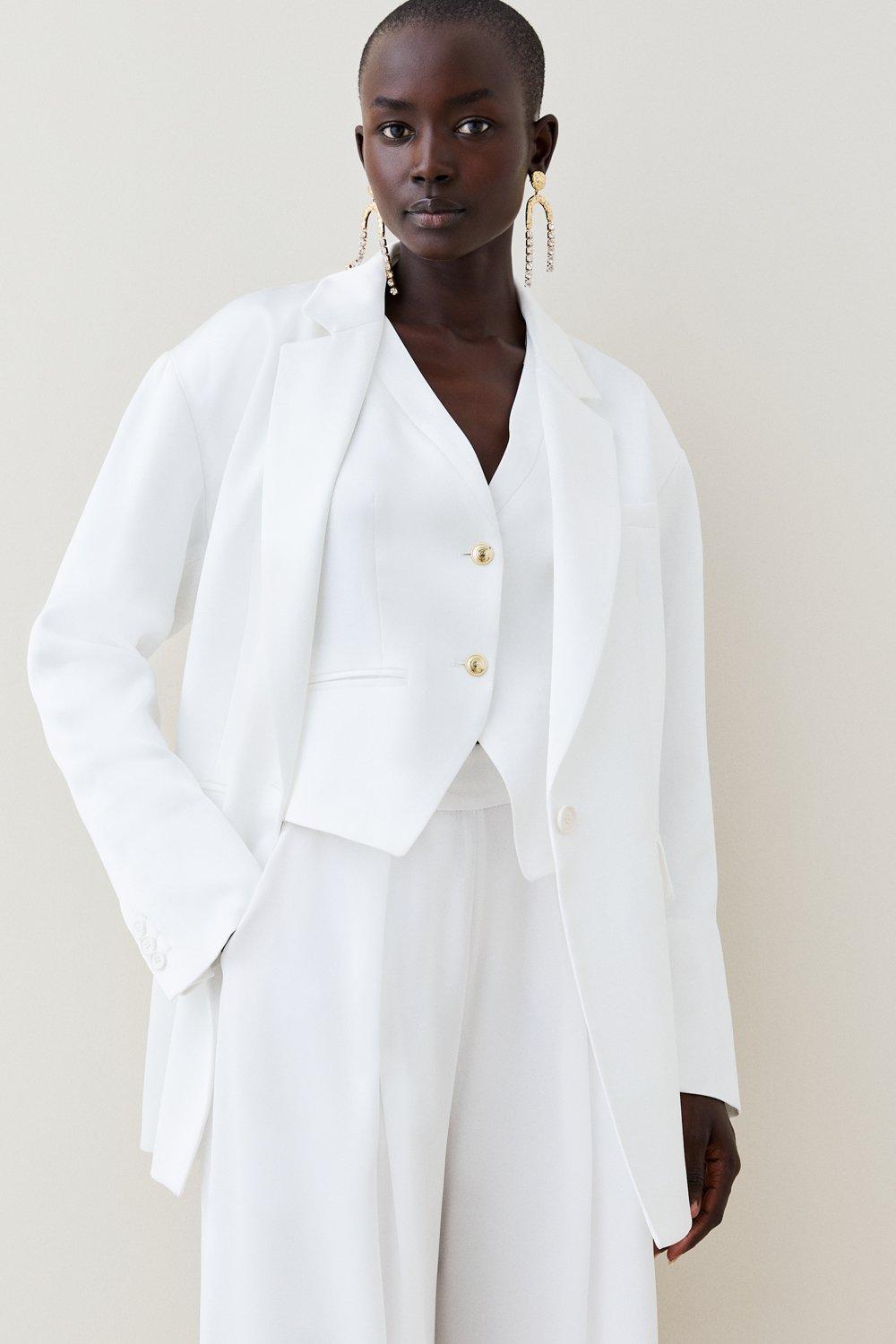 Karen millen cheap white suit