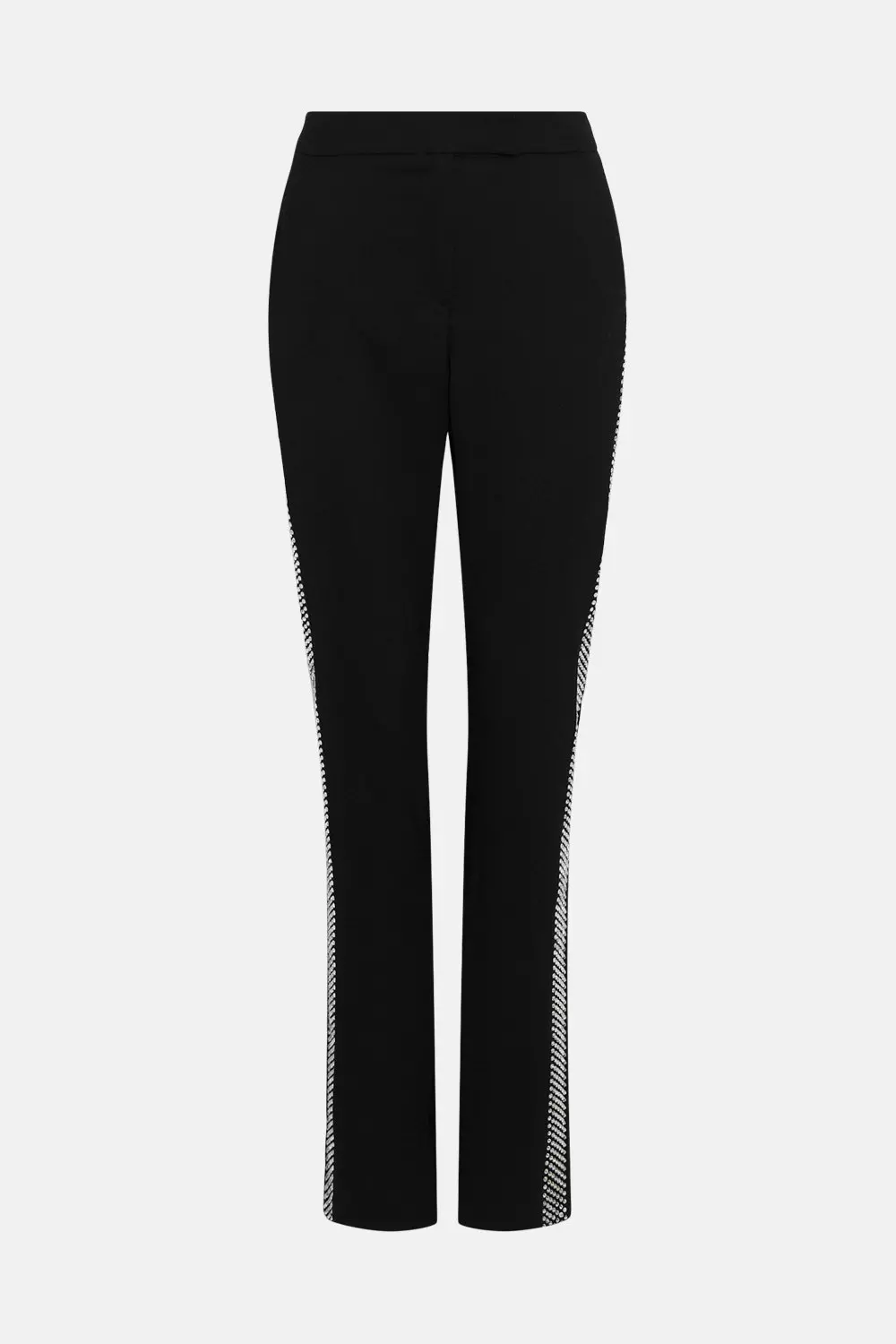 Compact Stretch High Waist Tailored Trousers