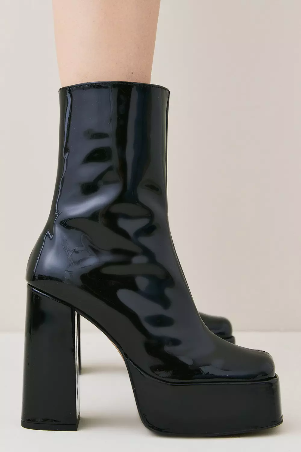 Karen millen black ankle 2024 boots